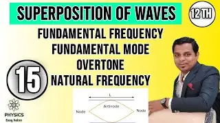 #15 Fundamental frequency | Fundamental mode | Overtone |Natural frequency | Superposition of waves