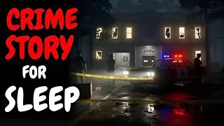 Dark True Crime Stories for Sleep | Rain Sounds + Black Screen Vol.1
