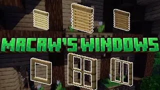 Macaw's Windows mod in Minecraft