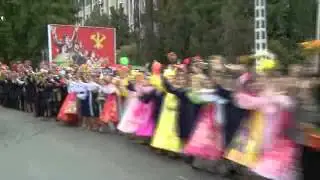 Pyongyangites Warmly Welcome DPRK Athletes from 17th Asiad