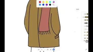 cold girl in a brown sweater and beanie
