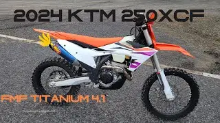 Fmf Titanium 4.1 RCT Sound test KTM 250 XCF