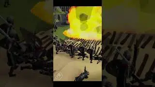 Flame Shot Fire Wall 🔥Loose Cannon Indie Co-op Game #indiegame #devsteam #ragdollphysics #coopgame