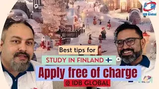 FINLAND GOOD News 80% scholarships@ IDB GLOBAL Details about Finland Dependent Apply Together