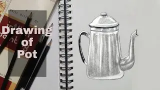 How to draw a pot/pencil shedding/learn drawing