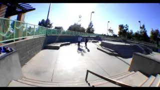 Brian's 360flip only line at Irwindale Skatepark
