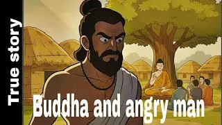 Buddha and angry man| An Angry Man Faced Buddha — A Life Changed