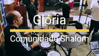 Glória a DEUS nas ALTURAS - Comunidade SHALOM - CD Na Dança da Vida - (DRUM COVER)👈👆😉