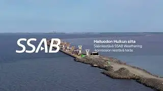 SSAB Weathering -teräs uhmaa hyytäviä murtovesiolosuhteita Huikun sillassa Hailuodossa