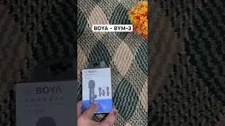BOYA - BYM-3 Wireless microphone Review 2025 #boyamicrofonobym1dm #techreview #vlogify