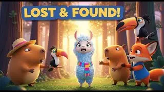 Lulu the Lost Llama  | A Heartwarming 3D Cartoon for Kids with a Moral #fabric #bedtime #kidscartoon