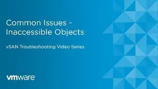 Common Issues - Inaccessible Objects