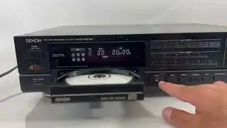 Denon DCM-555 Vintage 6 Disc Changer CD Player - FOR PARTS