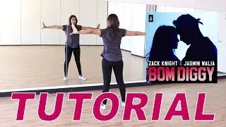 Bom Diggy | Zack Night | Jasmin Walia | BollyFusion Dance Tutorial | Fusion Beats Dance | Francesca