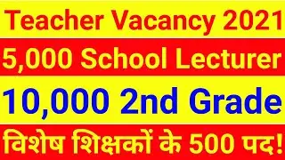 RPSC 2nd Grade Vacancy 2021 | RPSC 1st Grade New Vacancy 2021 | Edutuber Dev