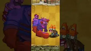 Happy Conehead Zombie Vs. Harvest Gargantuar /Plants Vs. Zombies 2