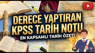 KPSS LİSANS TARİH DERECE YAPTIRAN VİDEO 3 (PDFLİ)