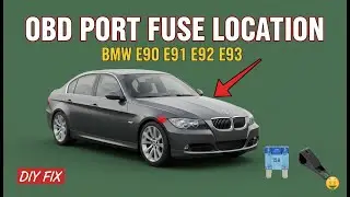 🛠️ Fix Your OBD Port! BMW E90/E91/E92/E93 OBD-II Fuse Location & Replacement Guide