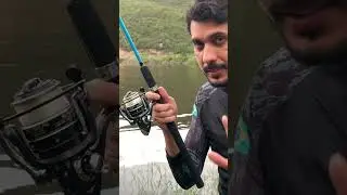 Testando molinete Alpha e vara maruri na represa #fishing #varadepesca #molinete