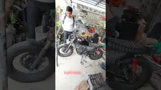Contoh & Part Yang Digunakan Pada Motor Custom Japstyle Scrambler Basic Scorpio 225 #scorpiocustom 👍
