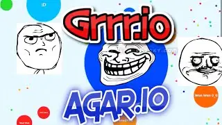 AMAZING AGARIO GAMEPLAY - Agar.io Jumbo Style - Grrr.io