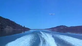Super Cub Flown From a moving boat