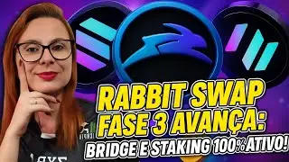 Nova era da RabbitSwap: Bridge, staking e ICO voando! Prepare-se!