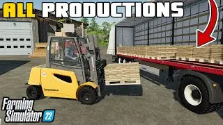 FARMING SIMULATOR 22 | ALL PRODUCTS AND PRODUCTION PLANTS
