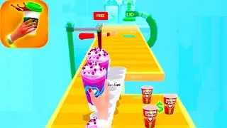 Coffee Stack🥤☕️🧋All Levels Gameplay Android,iOS