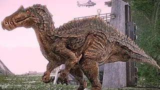 Jurassic World Evolution Dracodentitan Fighting And Hunting