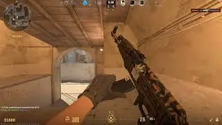 Clean cs2 ak round win