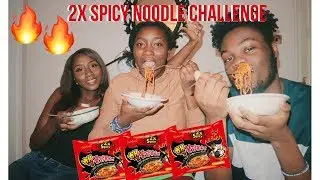 EXTREME 2X Spicy Ramen Noodle Challenge 🔥🔥  | NaturallyAds