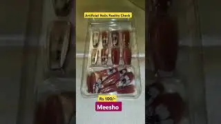Rs 100/-Fake Artificial Nails 😍worth it or not? Meesho Review  😲 ll Meesho Haul 💞ll