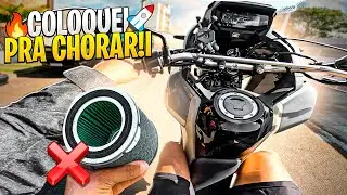 TESTANDO A XRE SAHARA 300 SEM FILTRO