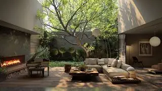 Jazz Lounge in Living Room: Cat play Piano at Fireplace with Groovy Beats for Chill | Relax | Study