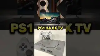 🎮 ЗАПУСТИЛ PS1 НА 8К ТЕЛЕВИЗОРЕ #ps1 #shorts #8k