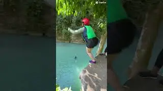 A test of bravery! #cebu #canyoneering