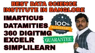 BEST DATA SCIENCE INSTITUTE IN BANGLORE #datascience #360digitmg #simplilearn
