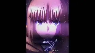 Saber (alter) vs Rimuru tempest (Ln) | Birthday special opencollab | #seniorbdoc#animeedit#fate