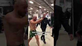 Jean Silva backstage at #NocheUFC