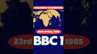 BBC-Kinderprogramm vom 23. Mai 1985 #Kurzfilme #BBC #1980er