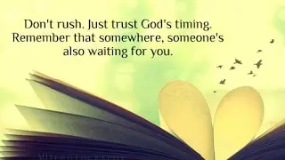 Waiting on Gods Best (Chit Chat)