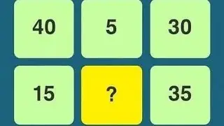 1️⃣ Can You Find the Missing Number? 🤔#MissingNumber#NumberPuzzle#BrainTeaser#MathPuzzle