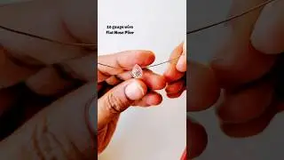 Как легко обмотать проволокой Briolette? #wirewrapping #wirewrappingtutorial