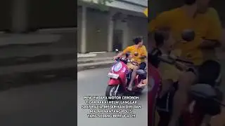 Viral ‼️ Pengendara Motor Lawan Polisi Saat Razia #short