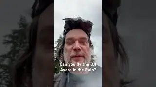 Can you fly the DJI Avata in the rain? #drone #fpv