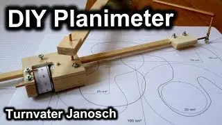 Homemade polar planimeter - DIY area measuring instrument