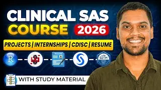 Clinical SAS Job-Ready Program &ndash; Jan 5 Batch | Projects, CDISC & Internship | 2026