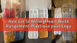 Avis sur la WillingHeart Boite Rangement Plastique pour Lego Briques Coffre A Jouet Enfant avec Couv