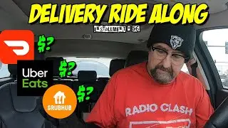 DELIVERY  RIDE ALONG WITH #DOORDASH AND #UBEREATS